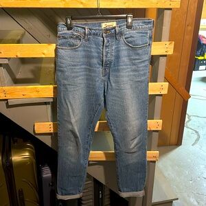 Madewell men’s vintage taper (marcey wash) jeans